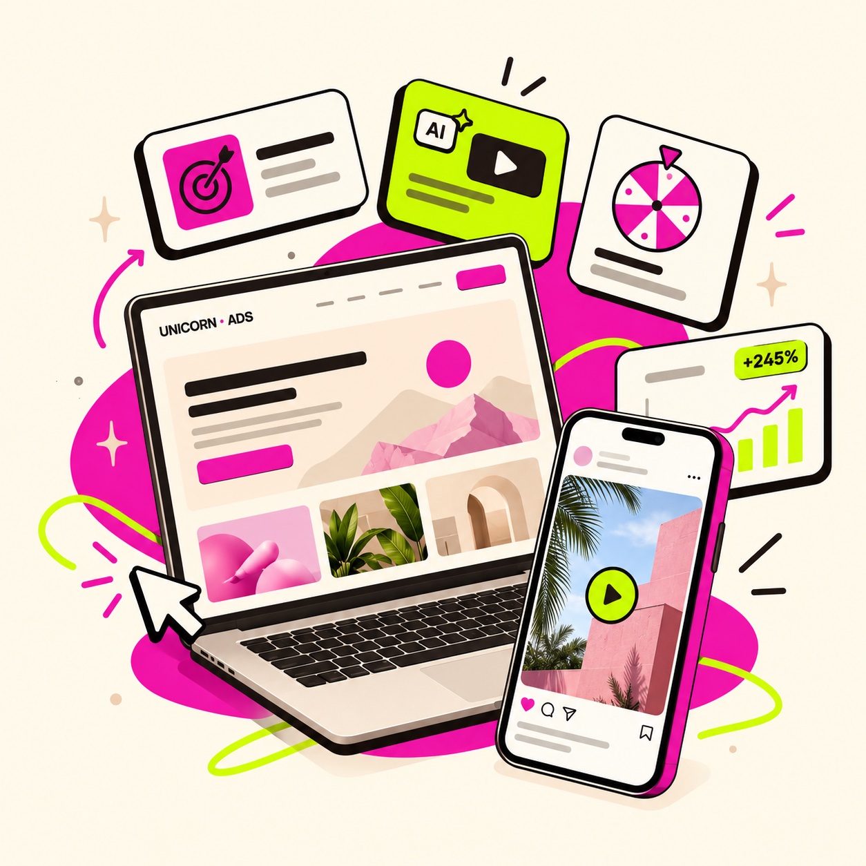Сайты, реклама и интерактивные решения Unicorn Ads